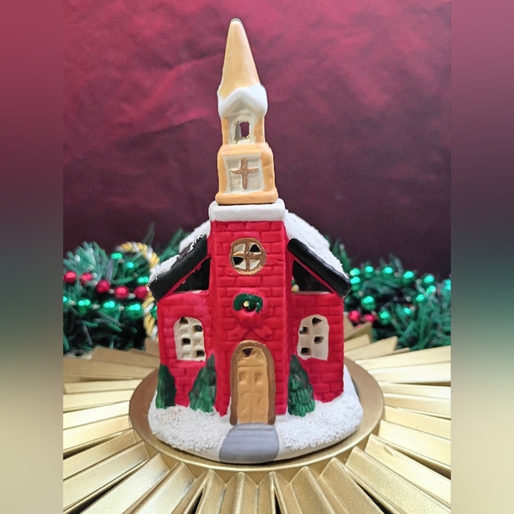 Gift Collection Church Candle Holder